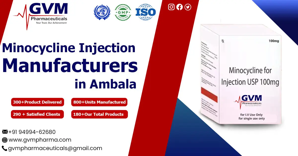 Third Party Minocycline Injection Manufacturer